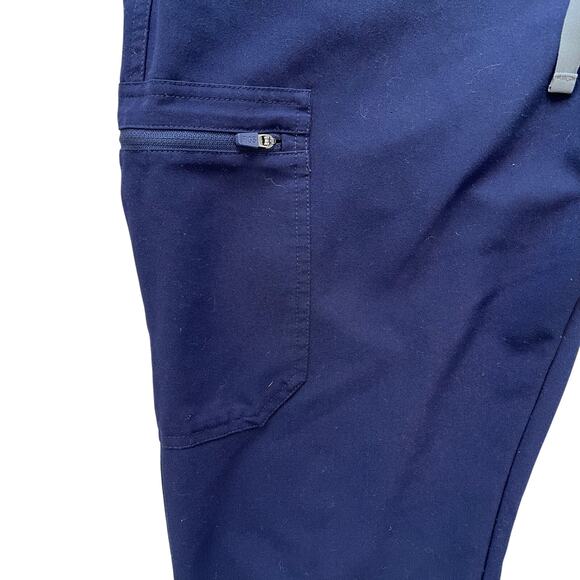 FIGS Womens Technical Collection Scrub Pants Cargo Navy Blue Medium Tall - Picture 5 of 7